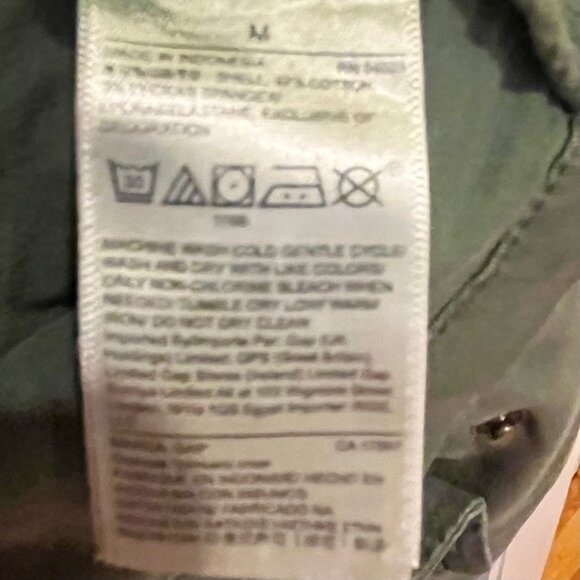 GAP Army Green Utility Field Jacket M - Picture 6 of 6